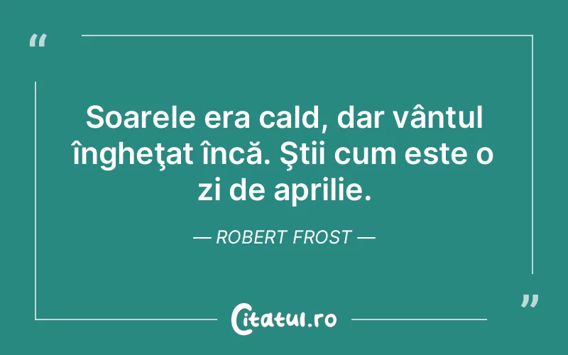 Citat Robert Frost - citate viata