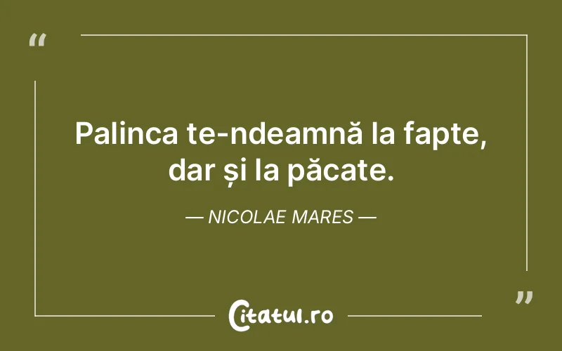 Citat Nicolae Mares - citate viata