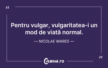 Amenințarea estompată, e departe de-a ...