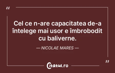 Bănuitorii nasc bănuiți în nici un c...