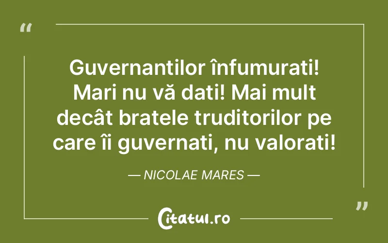 Citat Nicolae Mares - citate viata