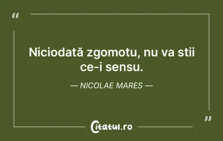 În vecii vecilor împotrivă nu se va �...