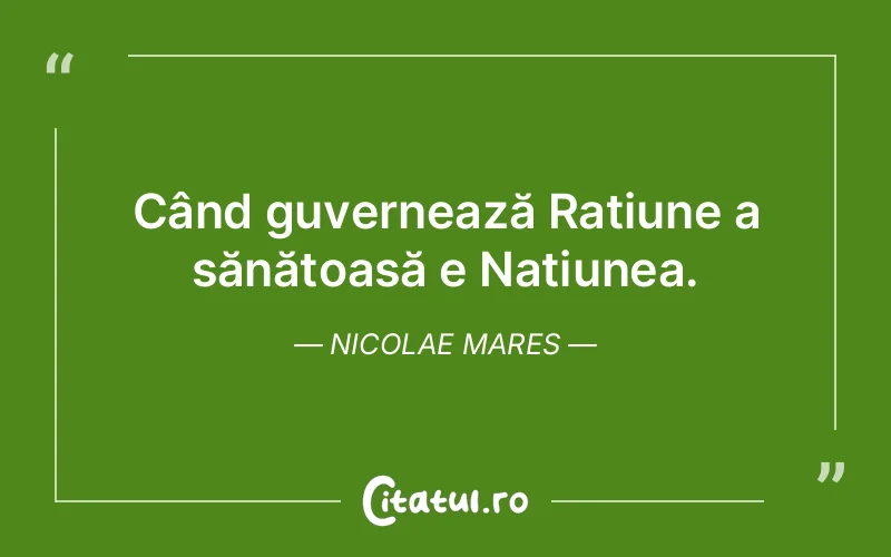 Citat Nicolae Mares - citate viata