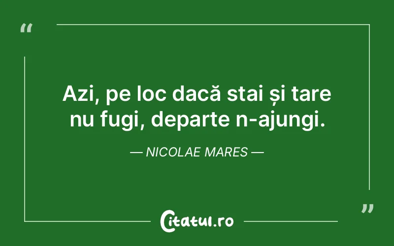 Citat Nicolae Mares - citate viata