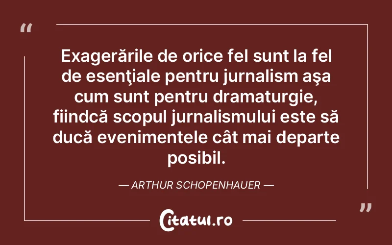 Citat Arthur Schope - citate viata