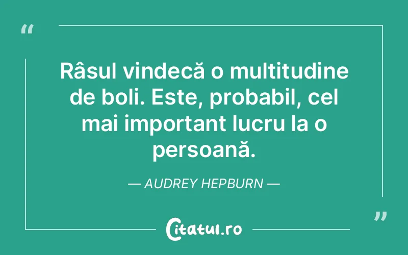 Citat Audrey Hepburn - citate viata