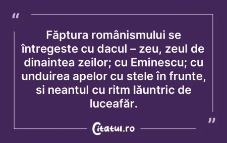 Suntem cu toţii în noroi, dar unii pri... Suntem cu toţii în noroi, dar unii pri...
