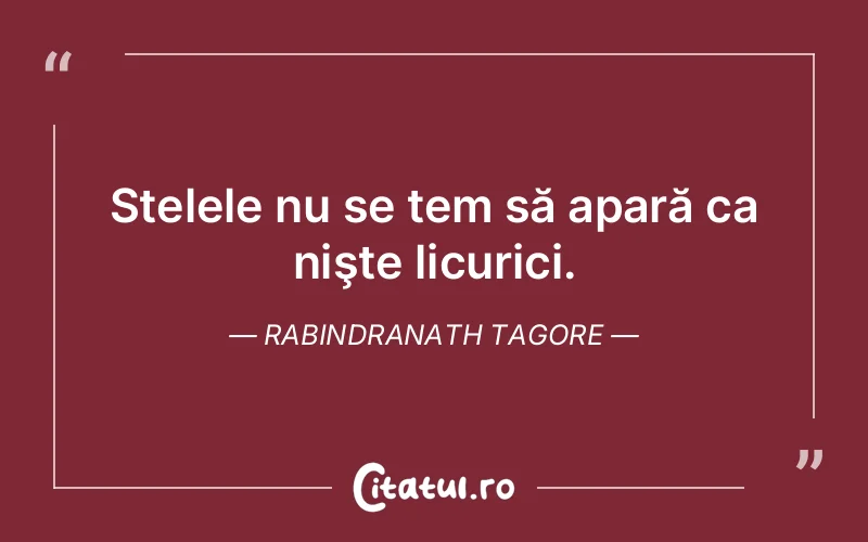 Citat Rabindranath Tagore - citate viata