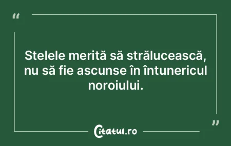 Stelele stau cuibărite în brațele ami...