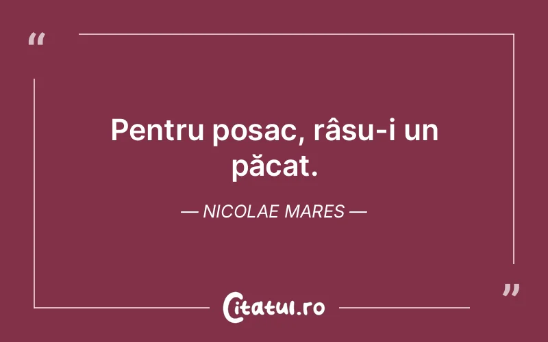 Citat Nicolae Mares - citate viata