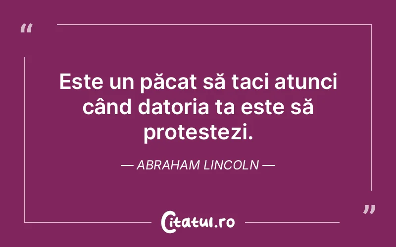 Citat Abraham Lincoln - citate viata