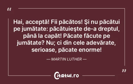 Păcat că ne îndopăm cu propriile noa...