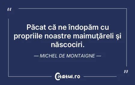 O situaţie dă totdeauna mai multe păc...