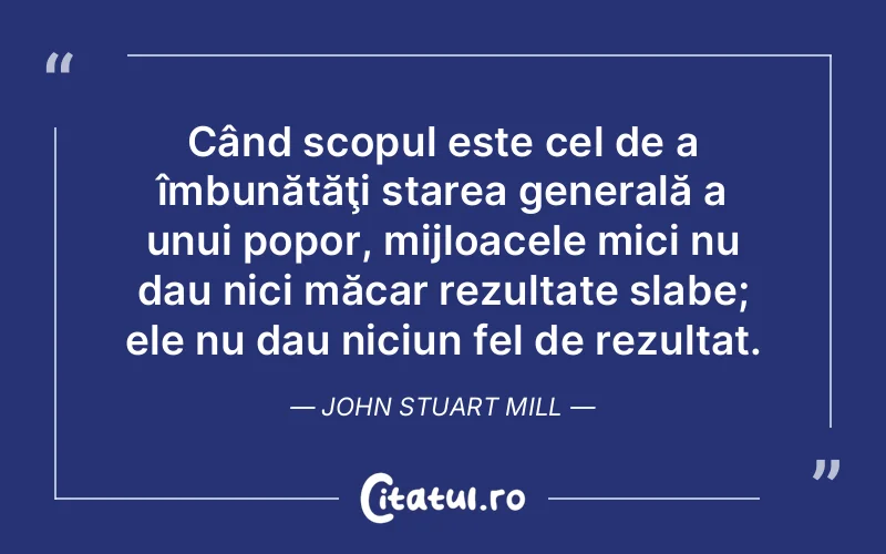 Citat John Stuart Mill - citate viata