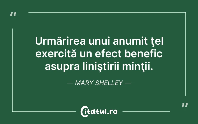 Citat Mary Shelley - citate viata