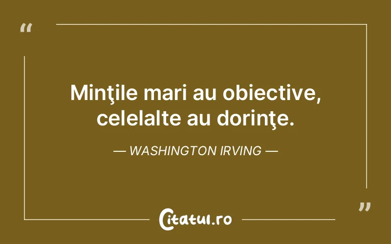 Citat Washington Irving - citate viata