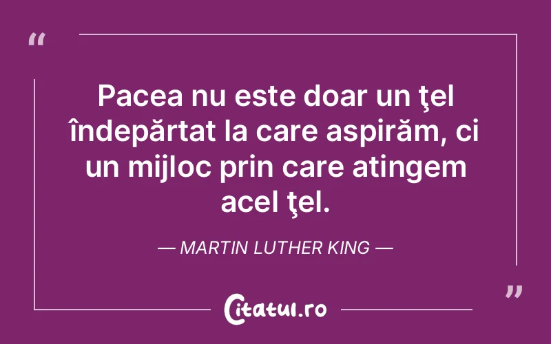 Citat Martin Luther King - citate viata