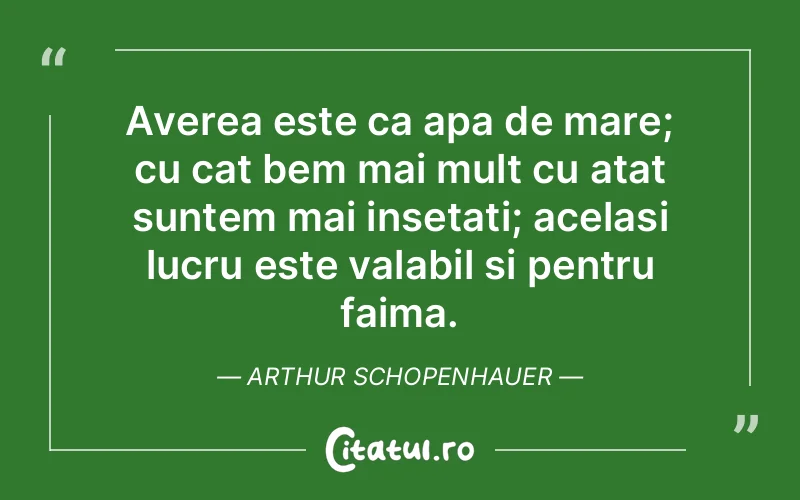 Citat Arthur Schopenhauer - citate viata