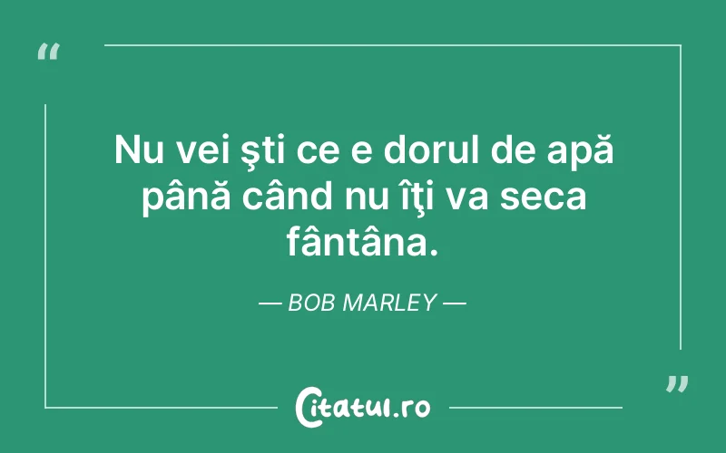 Citat Bob Marley - citate viata