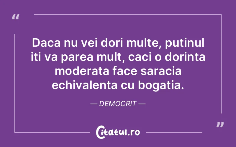 Citat Democrit - citate viata