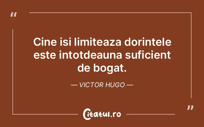 Citat Victor Hugo - citate viata