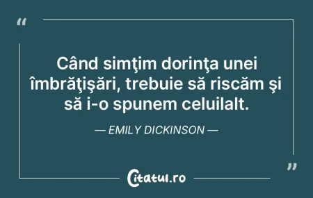 Toate dorinţele trebuie supuse unui ast...