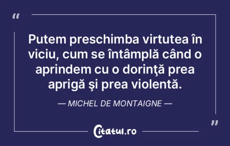 Pacea nu poate veni din dorinţa de pace...