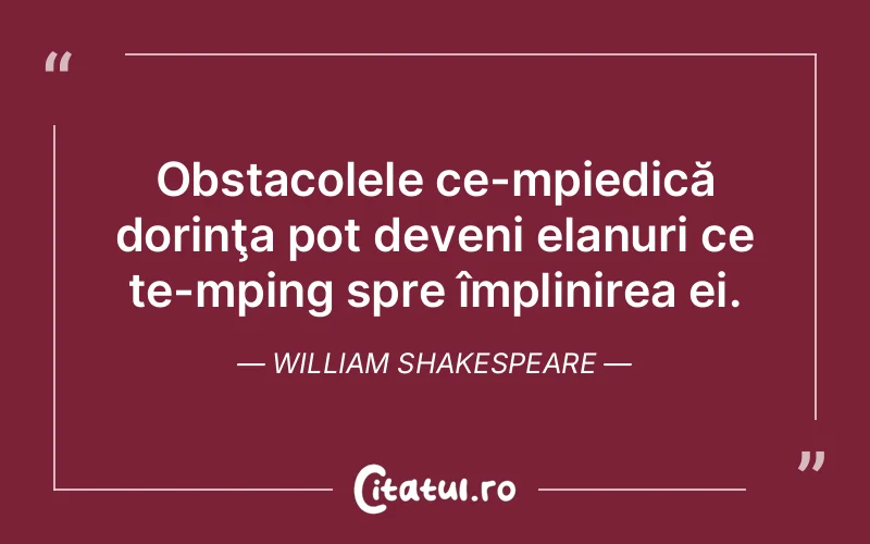Citat William Shakespeare - citate viata