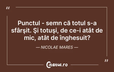 În sfârşit, s-au predat toţi hoţii....