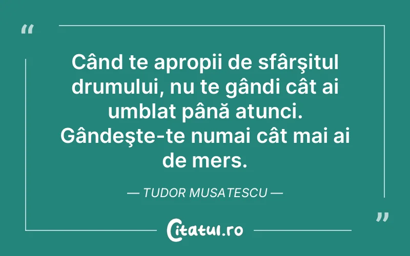 Citat Tudor Musatescu - citate viata
