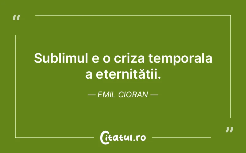 Citat Emil Cioran - citate viata