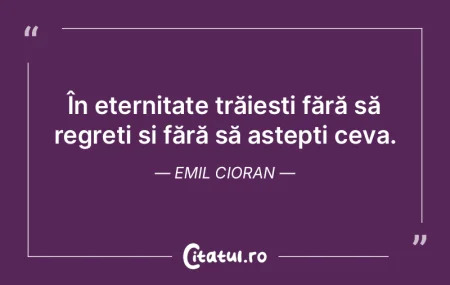 Eternitatea este luciditatea devenirii. ... Eternitatea este luciditatea devenirii. ...