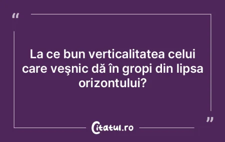 Noi credem că teatrul ar trebui să aib...