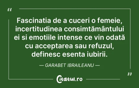 Fascinația de a cuceri o femeie, incert... Fascinația de a cuceri o femeie, incert...