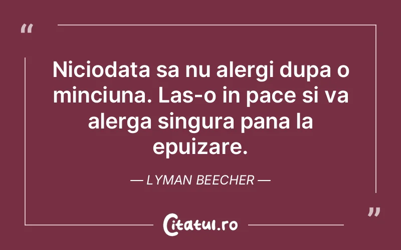 Citat Lyman Beecher - citate viata