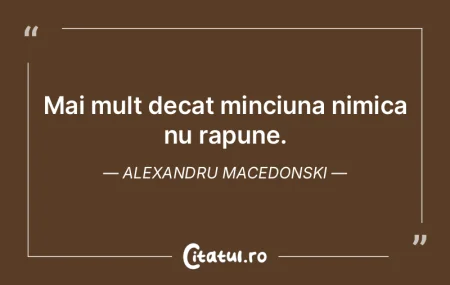 Minciuna a fost şi a rămas trompeta co... Minciuna a fost şi a rămas trompeta co...
