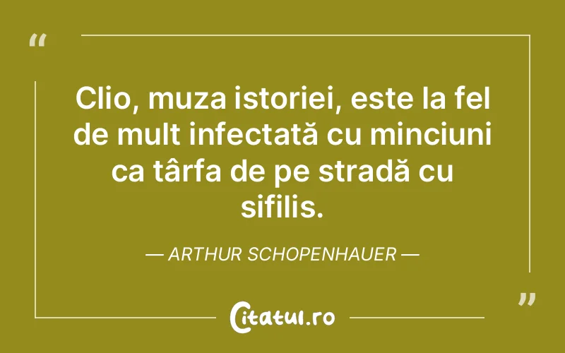 Citat Arthur Schopenhauer - citate viata
