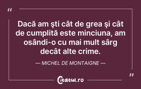 O conştiinţă împăcată nu ţine sea... O conştiinţă împăcată nu ţine sea...