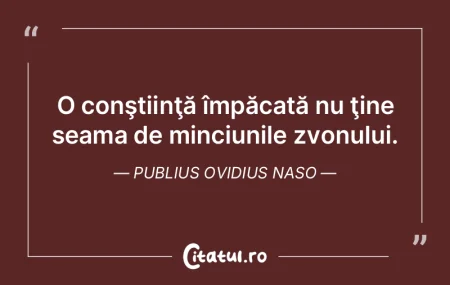 O minciună nu ajunge niciodată să îm...