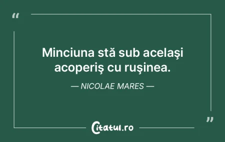 Nu credeţi oare că sunt şi minciuni c...