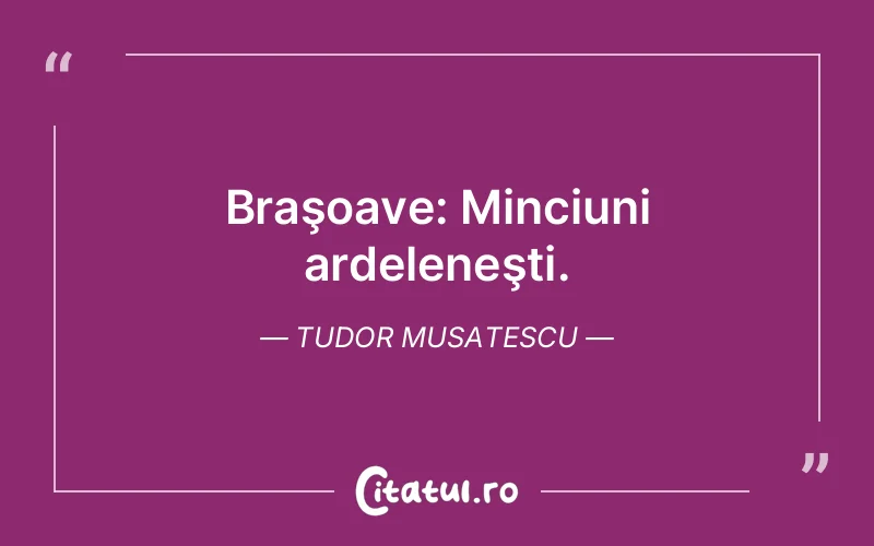 Citat Tudor Musatescu - citate viata