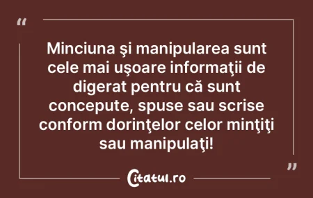 Nu sunt adevăruri veşnice. Dar minciun...