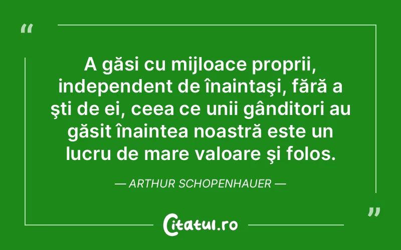 Citat Arthur Schopenhauer - citate viata