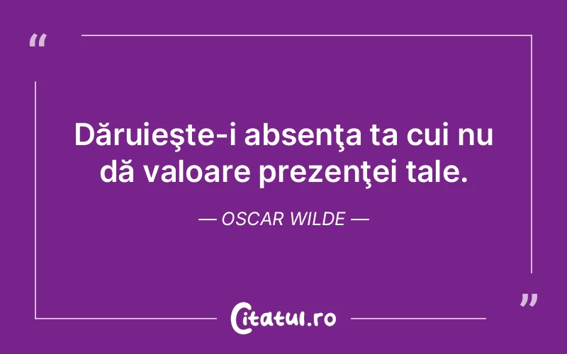 Citat Oscar Wilde - citate viata