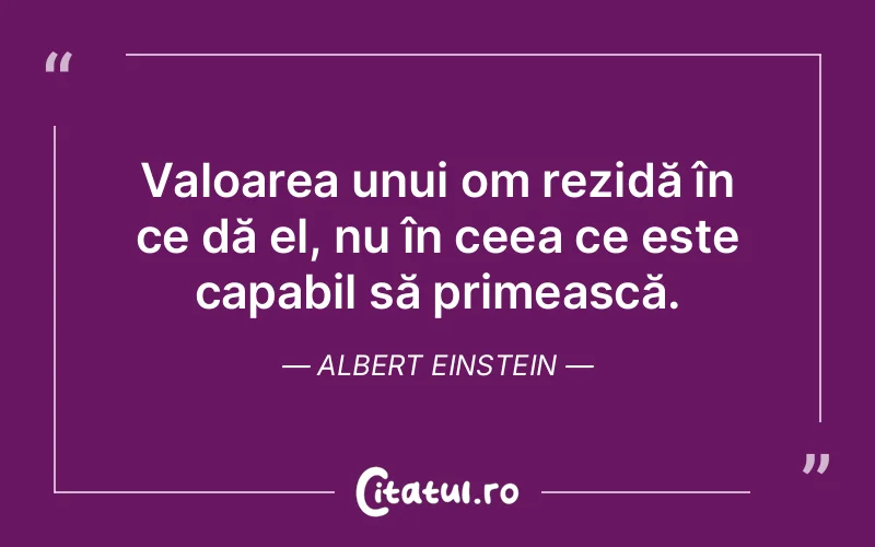 Citat Albert Einstein - citate viata