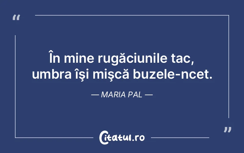 Citat Maria Pal - citate viata