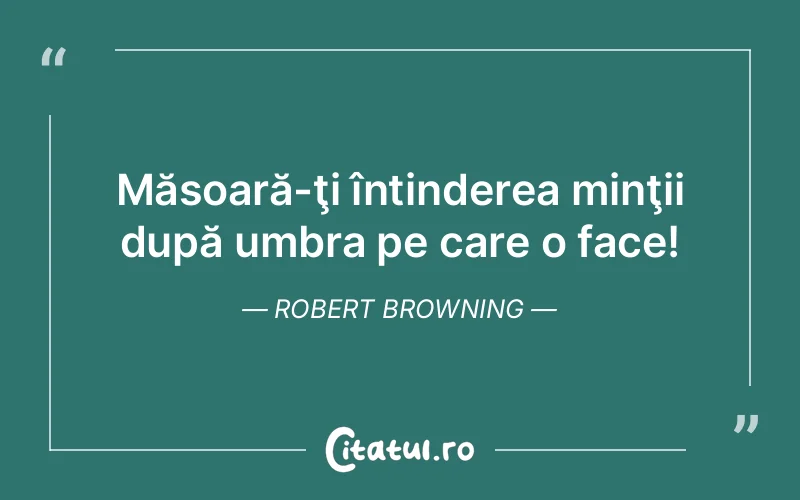 Citat Robert Browning - citate viata