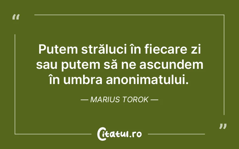 Citat Marius Torok - citate viata