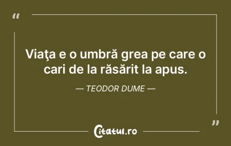 La capătul oricărui drum aşteaptă o ... La capătul oricărui drum aşteaptă o ...