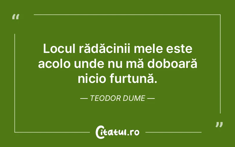 Citat Teodor Dume - citate viata